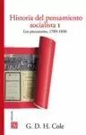 HISTORIA DEL PENSAMIENTO SOCIALISTA, I