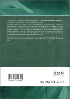 LECCIONES DE ECONOMIA ESPAÑOLA