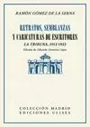 RETRATOS, SEMBLANZAS Y CARICATURAS DE ESCRITORES