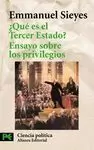 ¿QUE ES EL TERCER ESTADO? / ENSAYO SOBRE LOS PRIVILEGIOS