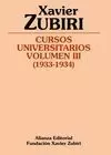CURSOS UNIVERSITARIOS, III (1933-1934)