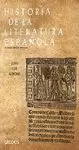 HISTORIA LITERATURA ESPAÑOLA. VOL. 1