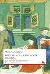HISTORIA DE LA FILOSOFIA GRIEGA I