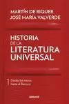 HISTORIA DE LA LITERATURA UNIVERSAL, 1