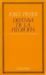 DEFENSA DE LA FILOSOFIA