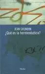 ¿QUE ES LA HERMENEUTICA?