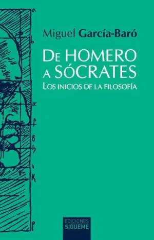 DE HOMERO A SOCRATES