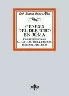GENESIS DEL DERECHO EN ROMA