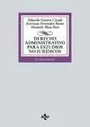 DERECHO ADMINISTRATIVO PARA ESTUDIOS NO JURIDICOS