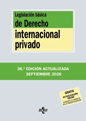 LEGISLACION BASICA DE DERECHO INTERNACIONAL PRIVADO