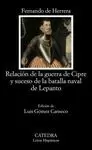 RELACION DE LA GUERRA DE CIPRE Y SUCESO DE LA BATALLA NAVAL DE LEPANTO