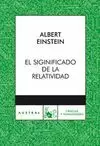EL SIGNIFICADO DE LA RELATIVIDAD