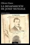 LA DESAPARICION DE JOSEF MENGELE
