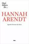 QUE SABES DE... HANNAH ARENDT