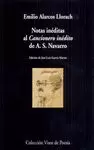 NOTAS INEDITAS AL CANCIONERO INEDITO DE A. S. NAVARRO